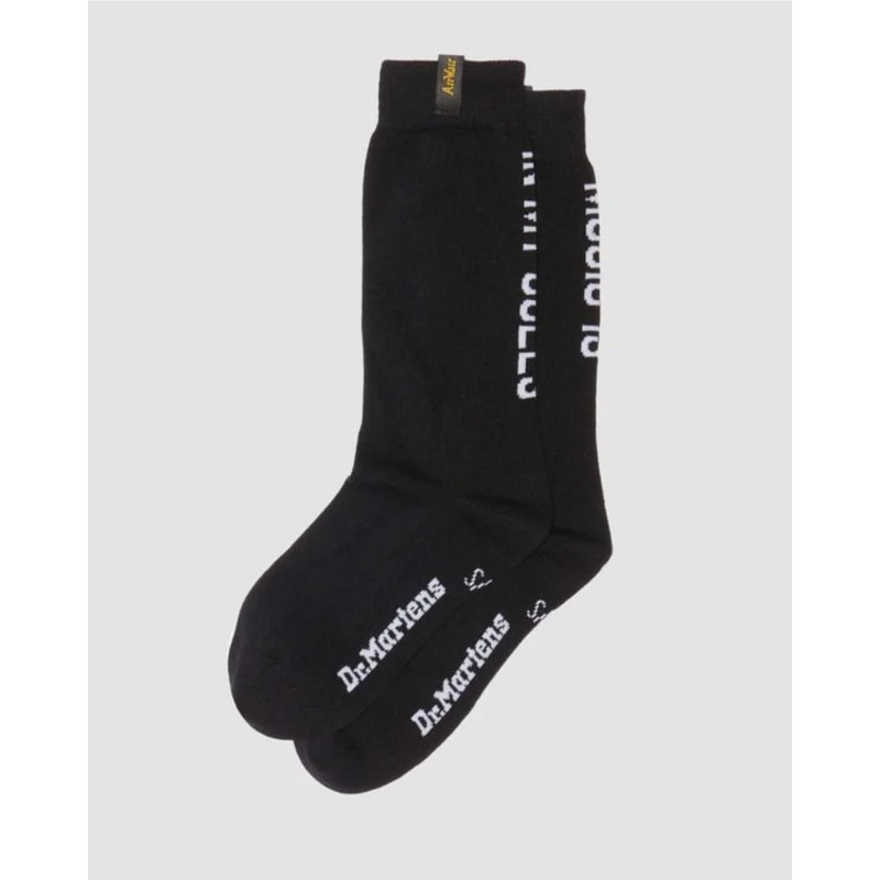 Dr. Martens Logo Socks Cotton Blend – Black BLK S/M