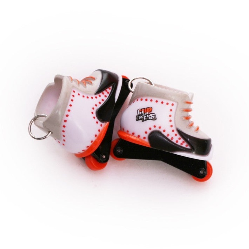Finger Blades Orange/White