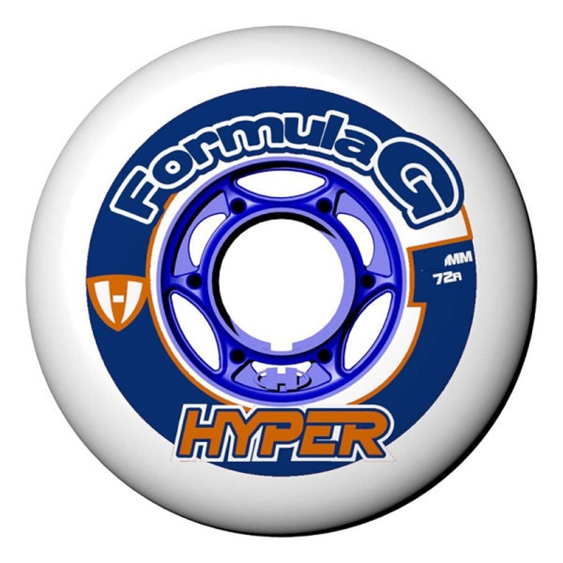 Hyper Formula G White Indoor Wheels – 80mm 72a