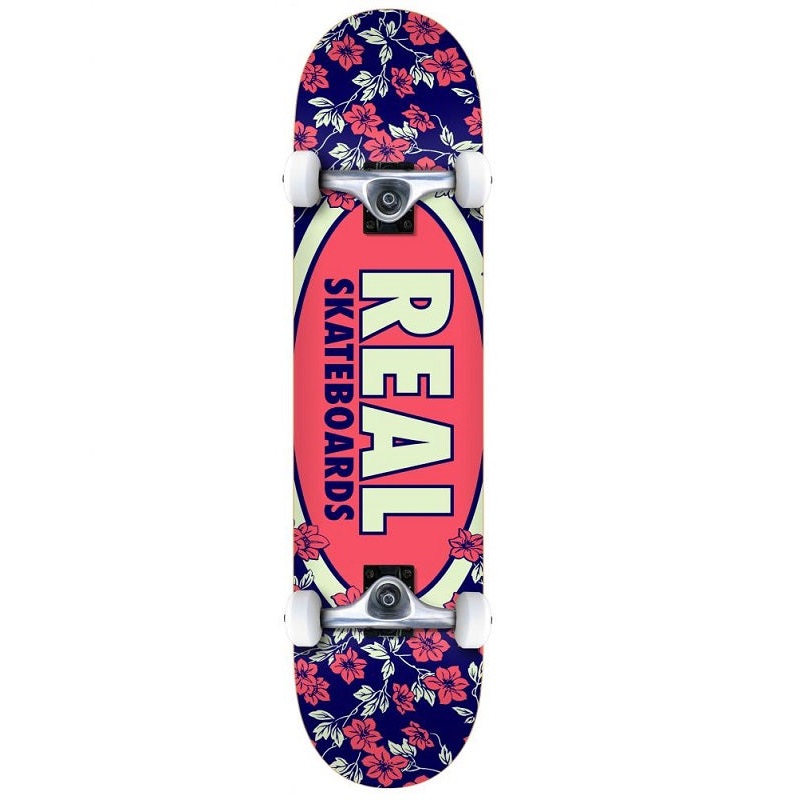 Real Team Oval Blossoms Skateboard – 7.75″