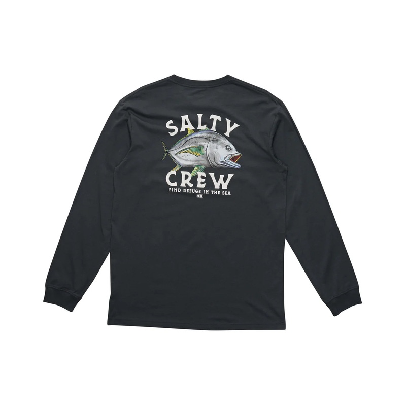 Salty Crew Ulua Classic Longsleeve Tee Coal S