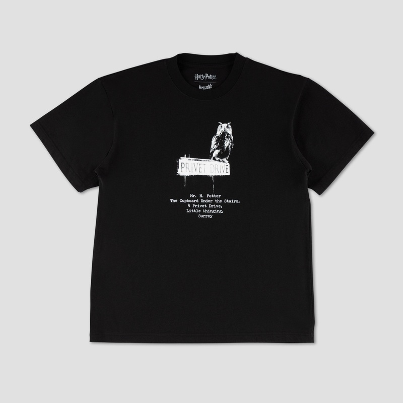 Welcome X Harry Potter Acceptance Boxy T-Shirt Black Small