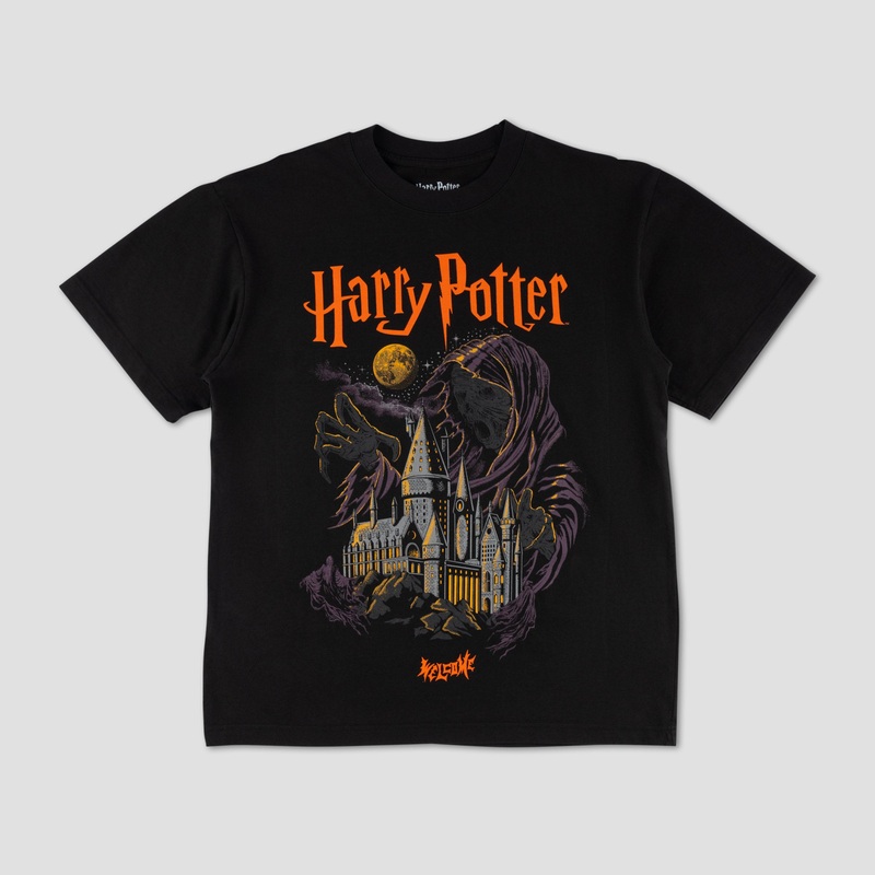 Welcome X Harry Potter Dementor Boxy T-Shirt Black Small