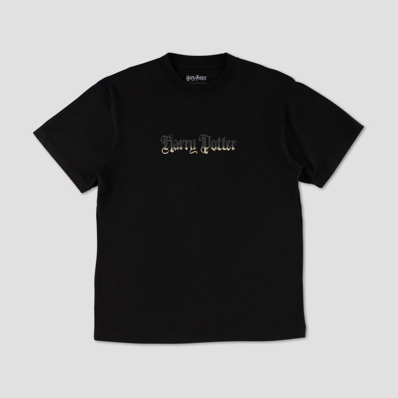 Welcome X Harry Potter Thestral Boxy T-Shirt Black Small