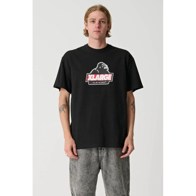 XLarge Slanted Tee Black S