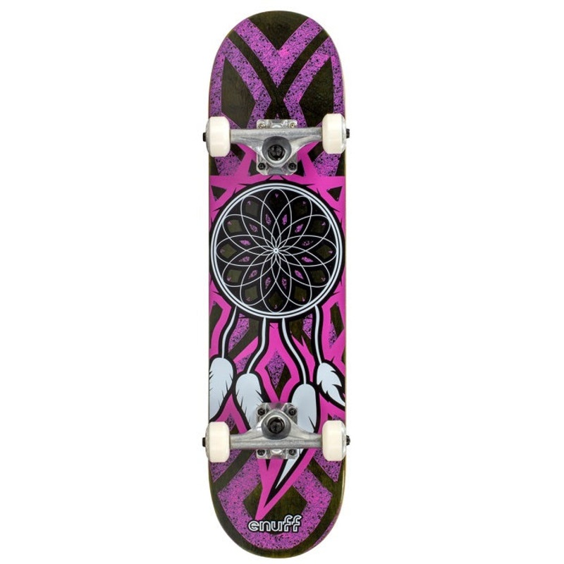 Enuff Dreamcatcher Skateboard – Grey/Pink 7.75″