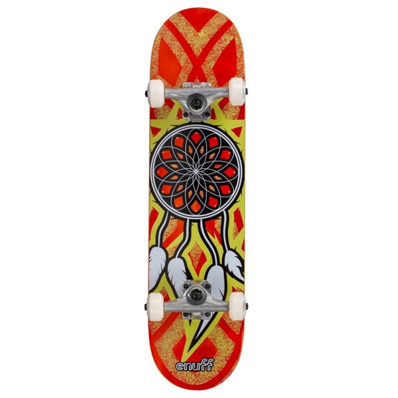 Enuff Dreamcatcher Skateboard – Orange/Yellow 7.75″