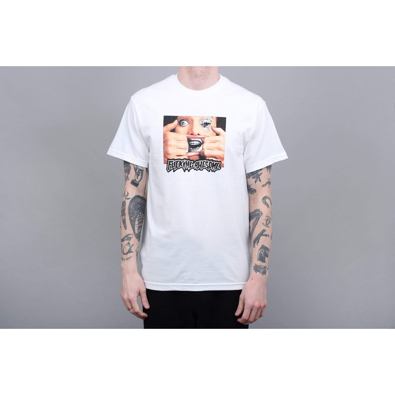 Fucking Awesome Brace Face T-Shirt White Small