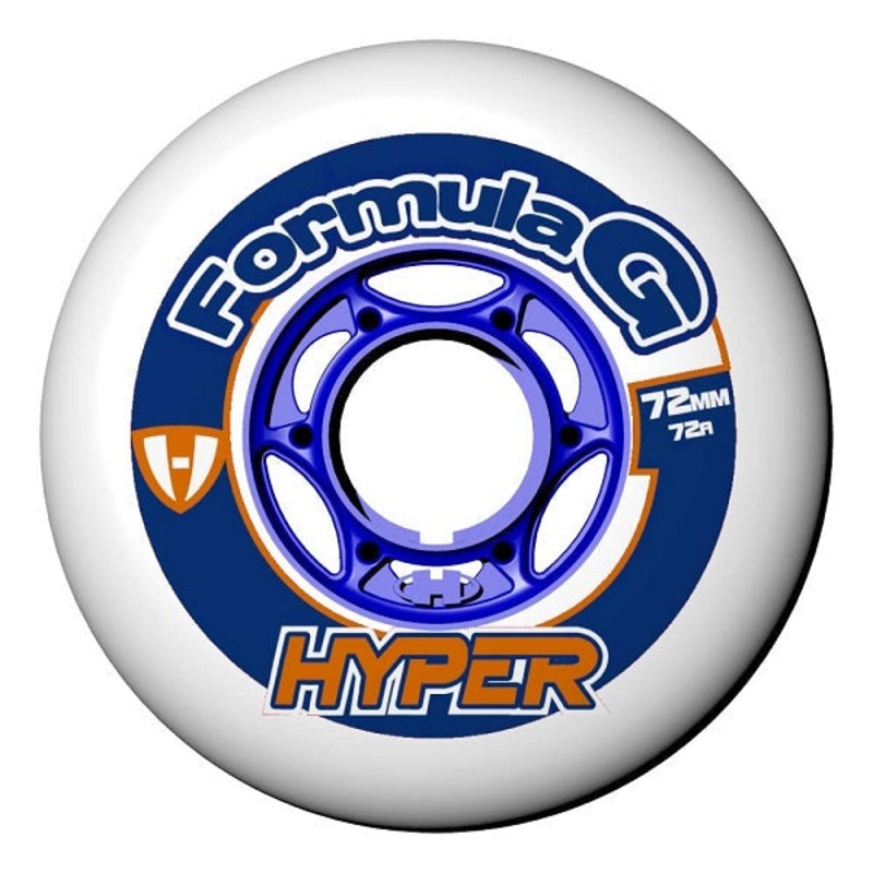 Hyper Formula G White Indoor Wheels – 72mm 72a