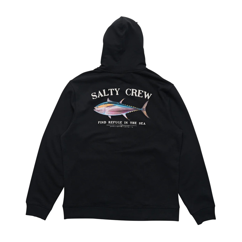 Salty Crew Big Blue Fleece Lined Zip Thru Hood Black S