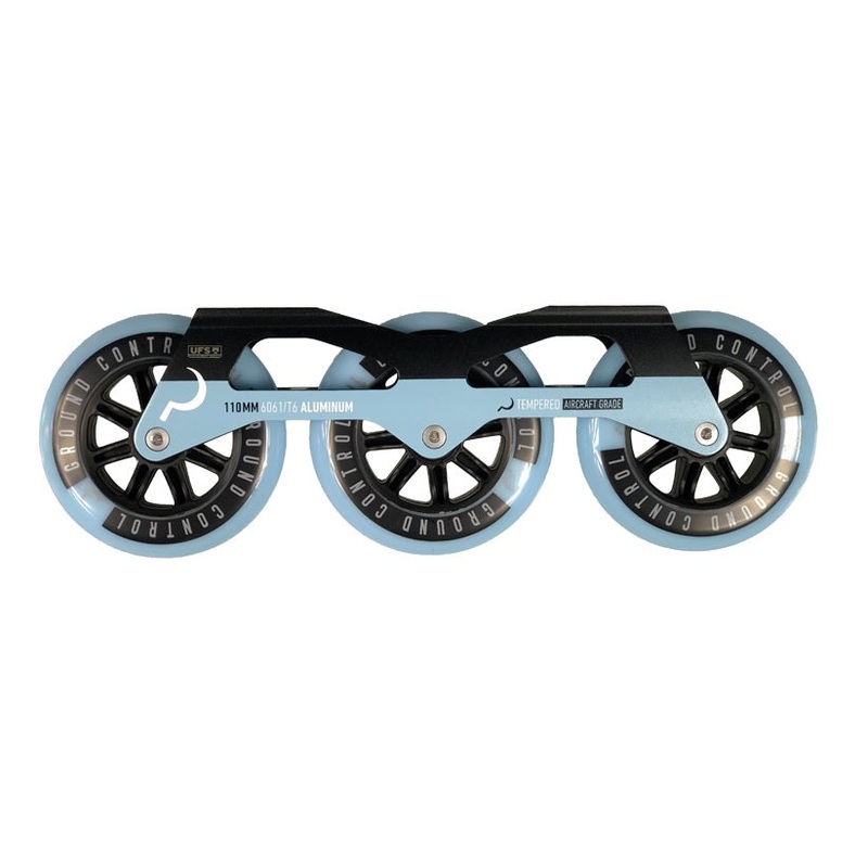 Ground Control Tri Skate Frame V3 110mm Complete Setup – Blue