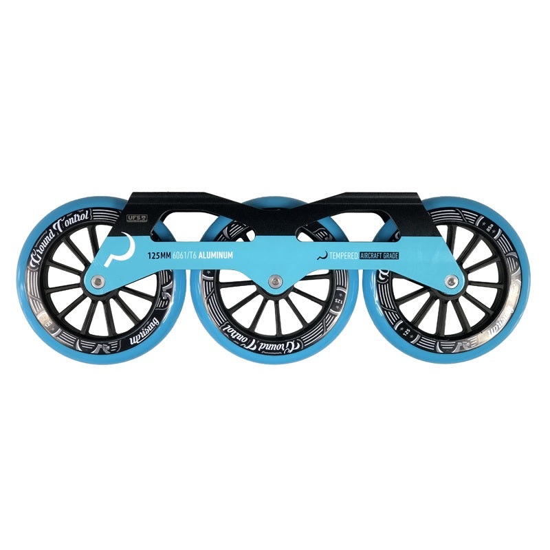 Ground Control Tri Skate Frame V3 125mm Complete Setup – Turquoise