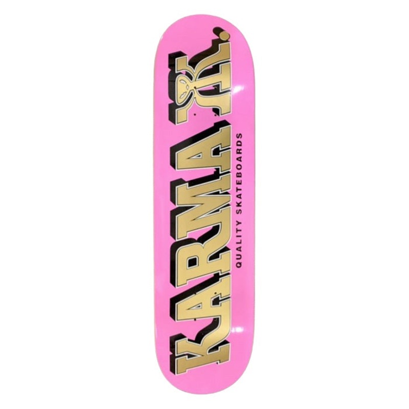 Karma Kizla Pink Skateboard Deck – 8.0″