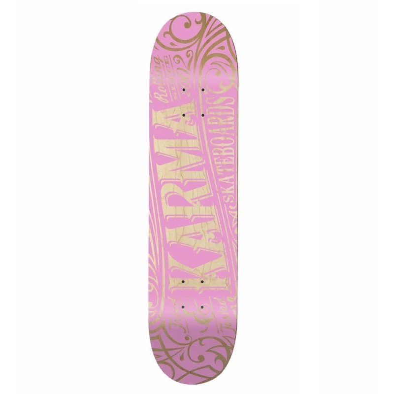 Karma Zoltar Pink Skateboard Deck – 8.25″