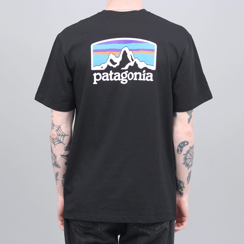 Patagonia Fitz Roy Horizons Responsibili T-Shirt Black Small