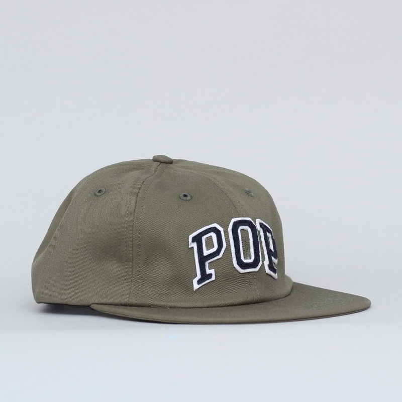 Pop Trading Arch 6 Panel Cap Olive