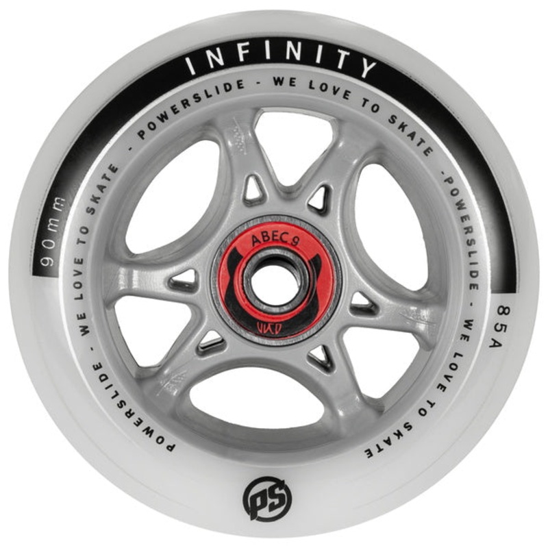 Powerslide Infinity 90mm Wheels With Abec 9 Bearings – Set of 4