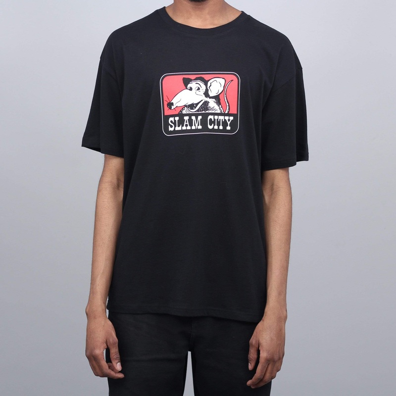 Slam City Skates Tougher T-Shirt Black Small