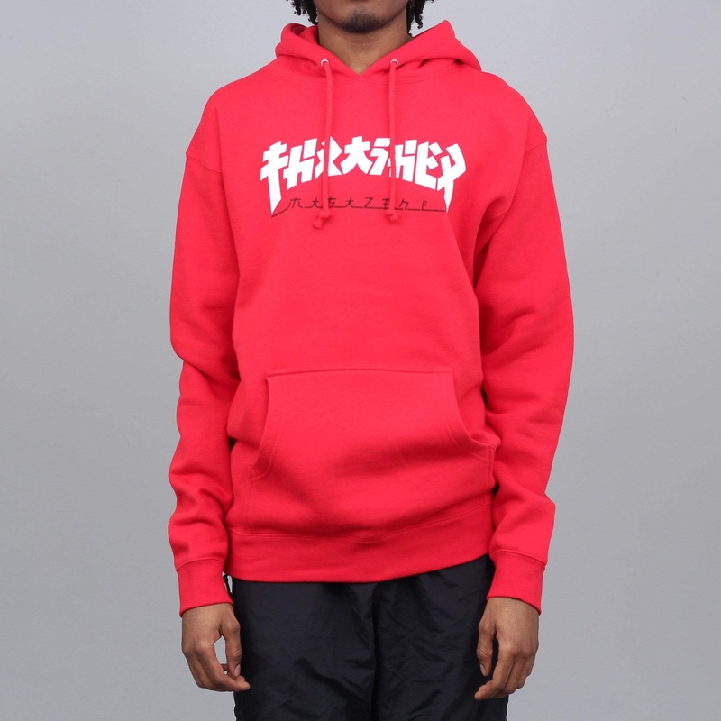Thrasher Godzilla Hood Red Small
