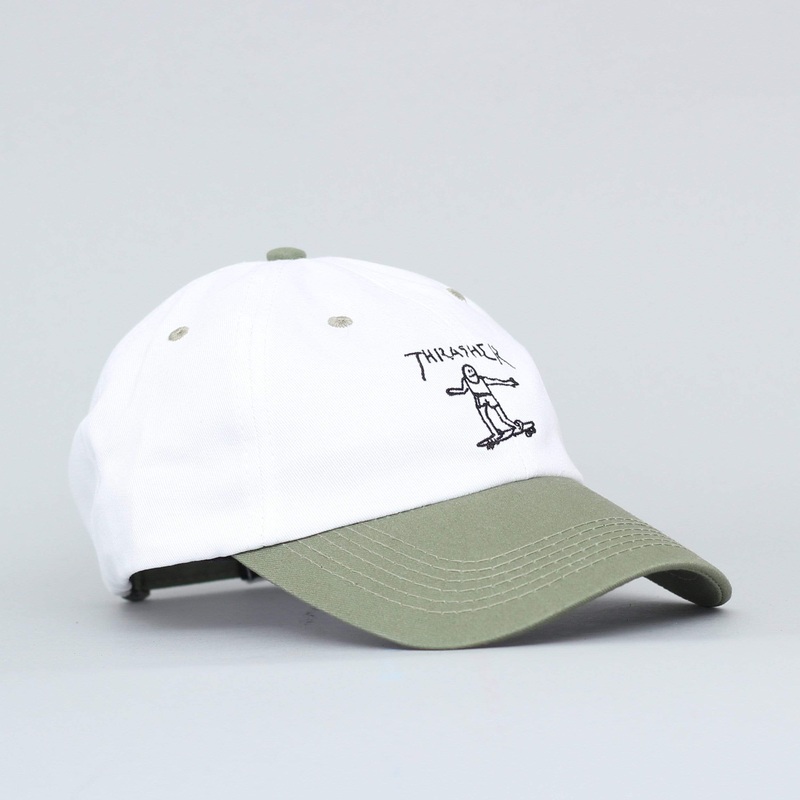 Thrasher Gonz Old Timer Cap White / Olive