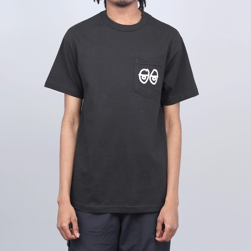 Krooked Strait Eyes T-Shirt Black / White Small