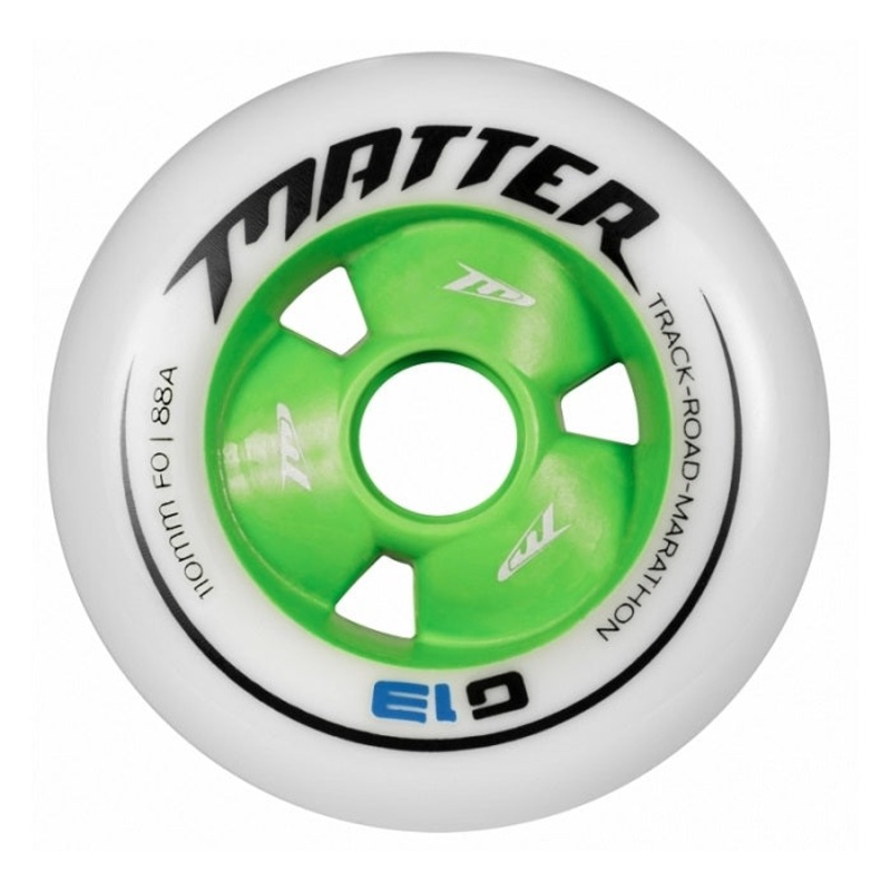 Matter G13 F0 Inline Skate Wheels 110mm 88a – 6 Pack