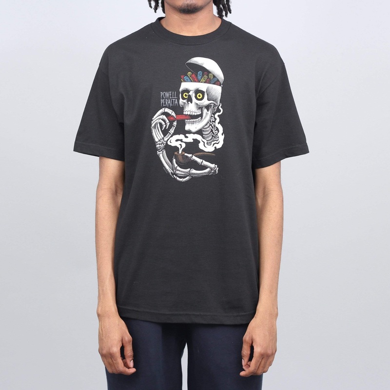 Powell Peralta Curb Skelly T-Shirt Black Small