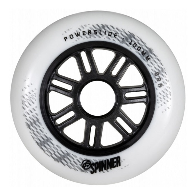 Powerslide Spinner Wheels 100mm 88a – Set of 8
