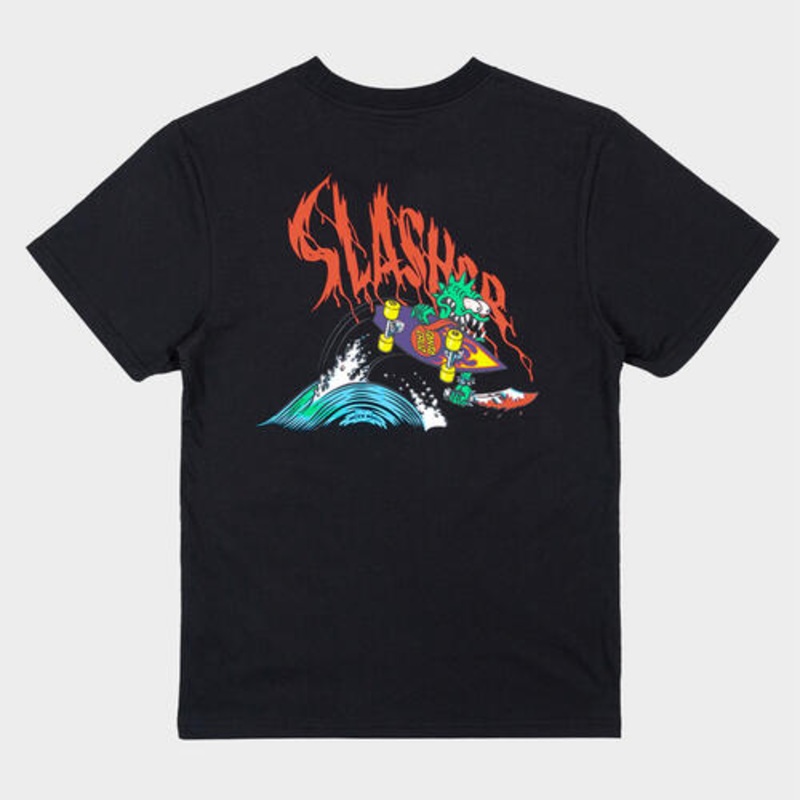 Santa Cruz SC Meek OG Slasher Boys Tee BLACK 6