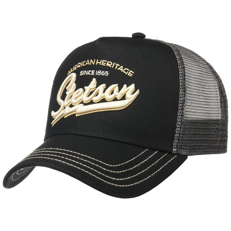 Stetson Since 1865 Trucker Cap – Black