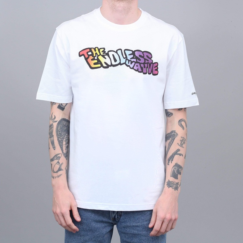 Wayward Endless Wayve T-Shirt White Small