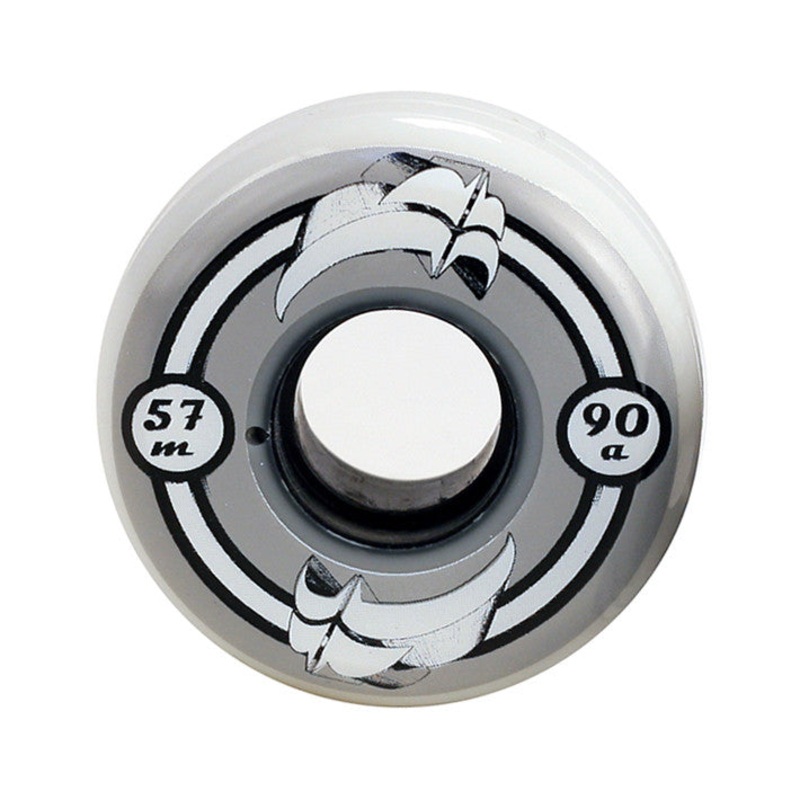 3d wheel white 57mm/90A