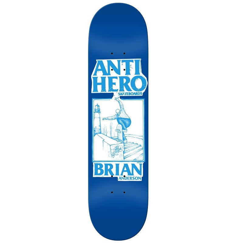 Anti Hero BA Lance Blue Skateboard Deck – 8.38″