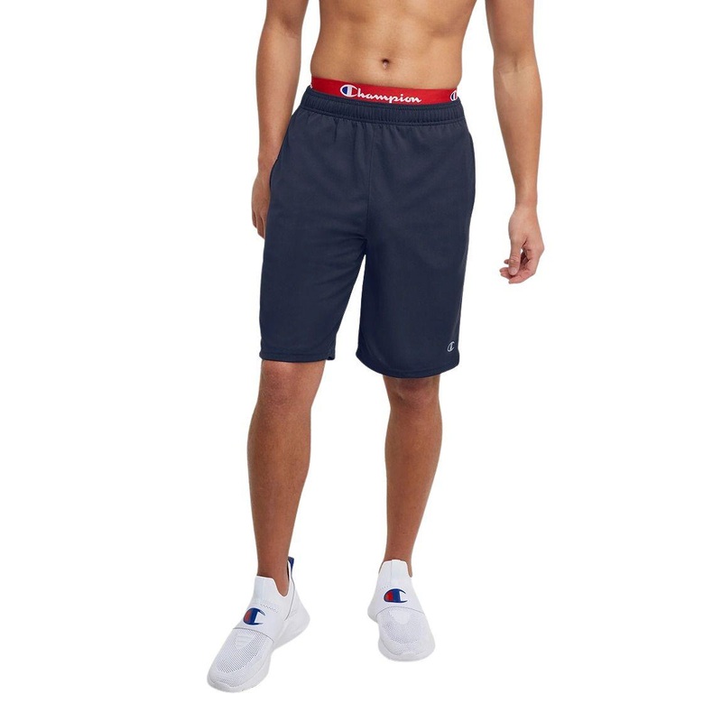Champion Moisture Wicking Sport Shorts 10″ – Men S Navy
