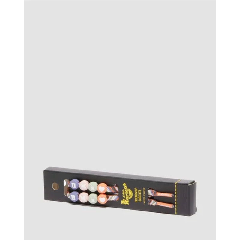 Dr. Martens 140CM Friendship Laces Orange Zest/Recycled Polyester (8-10 Eye) ORG NS