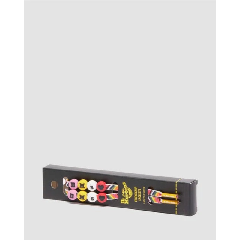 Dr. Martens 140CM Friendship Laces Yellow/Recycled Polyester (8-10 Eye) YEL NS