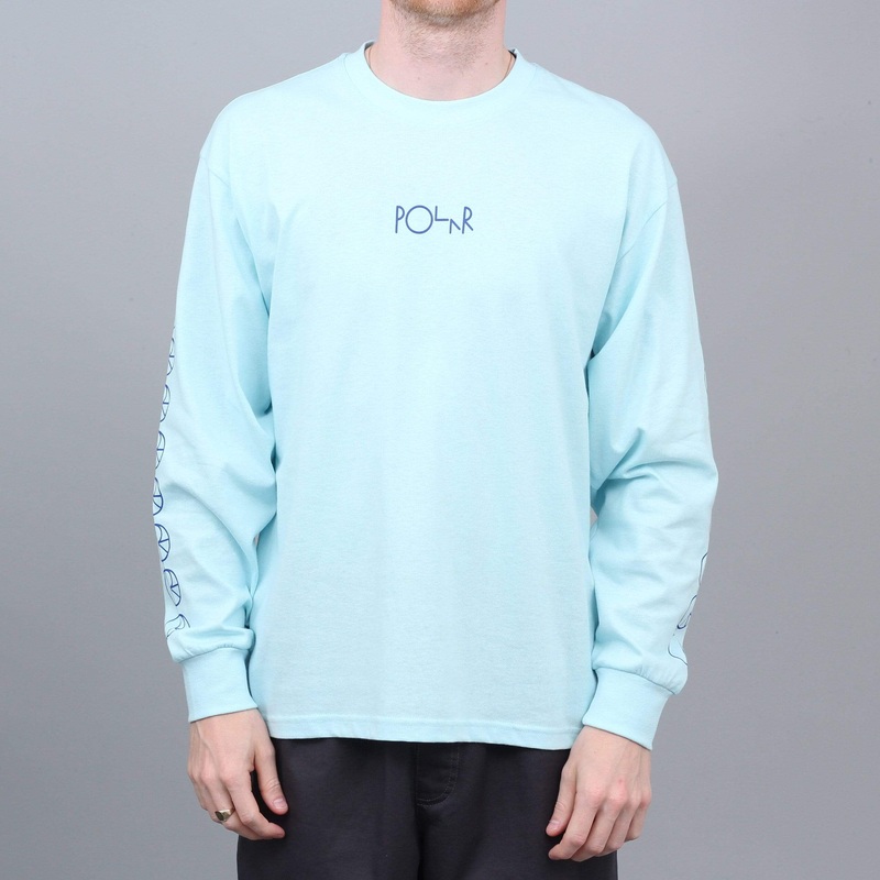 Polar Racing Longsleeve T-Shirt Aquamarine Medium