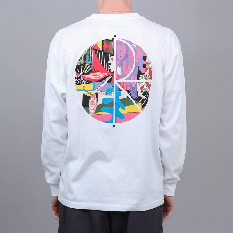 Polar TK Fill Logo Longsleeve T-Shirt White Small