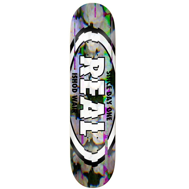 Real Ishod Glitch Oval Skateboard Deck – 8.5″