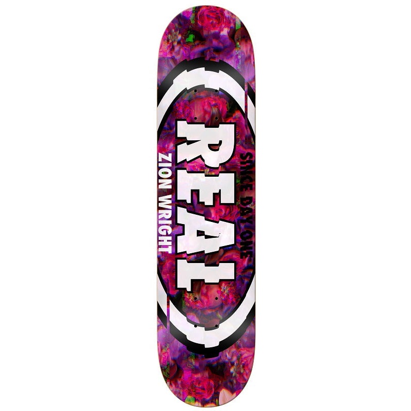 Real Zion Glitch Oval Skateboard Deck – 8.25″