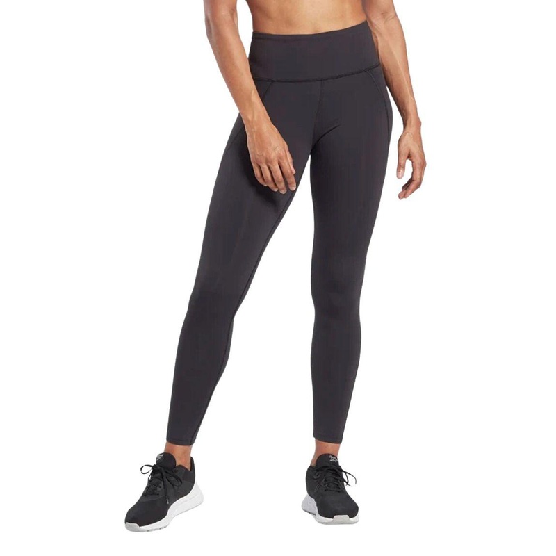 Reebok Lux High-Waisted Tights – Women 2XS Black