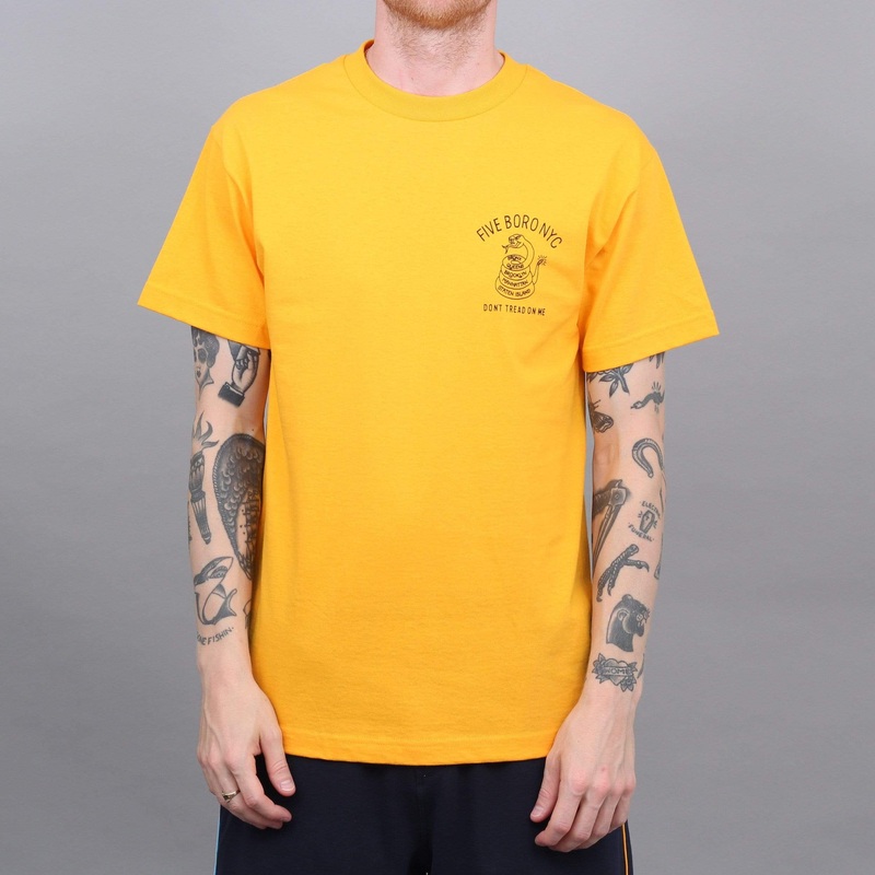 5Boro Don’t Tread T-Shirt Gold Small