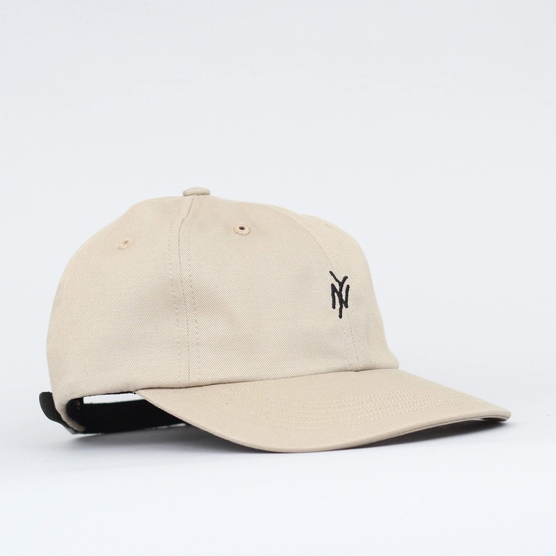 5Boro NY Monogram 6 Panel Cap Khaki