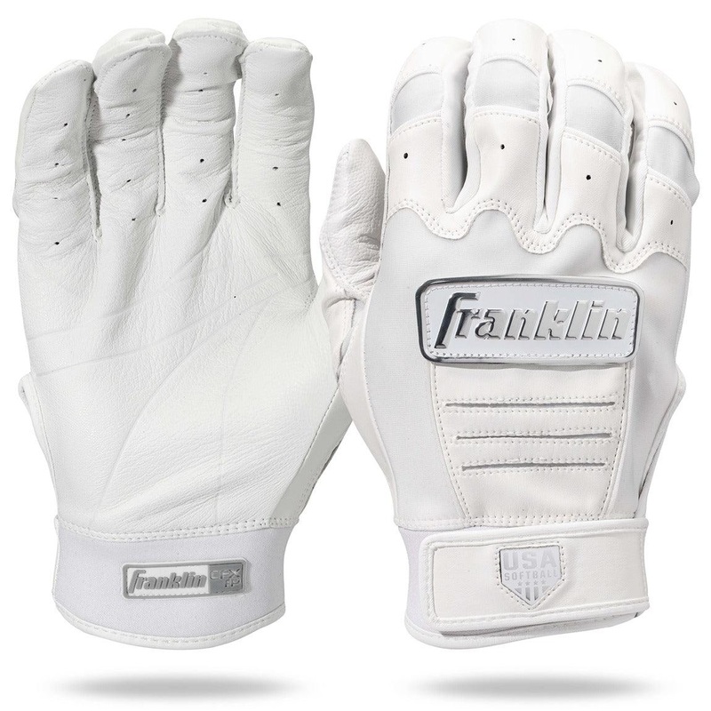 CFX Fastpitch Women’s Batting Gloves S White/Chrome