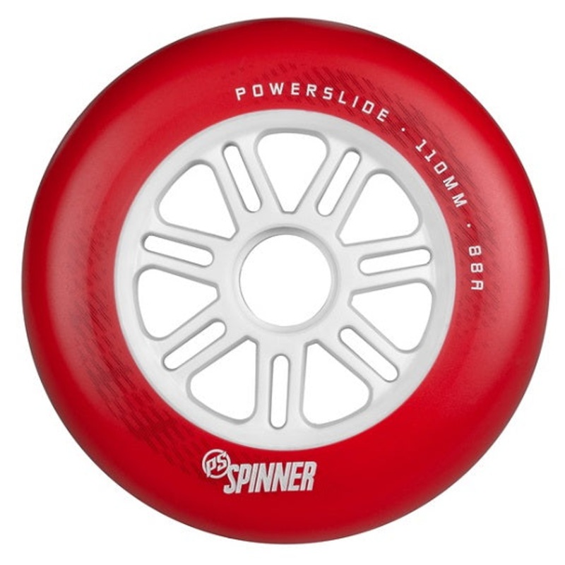 Powerslide Spinner Red Wheels 110mm 88a – Set of 6