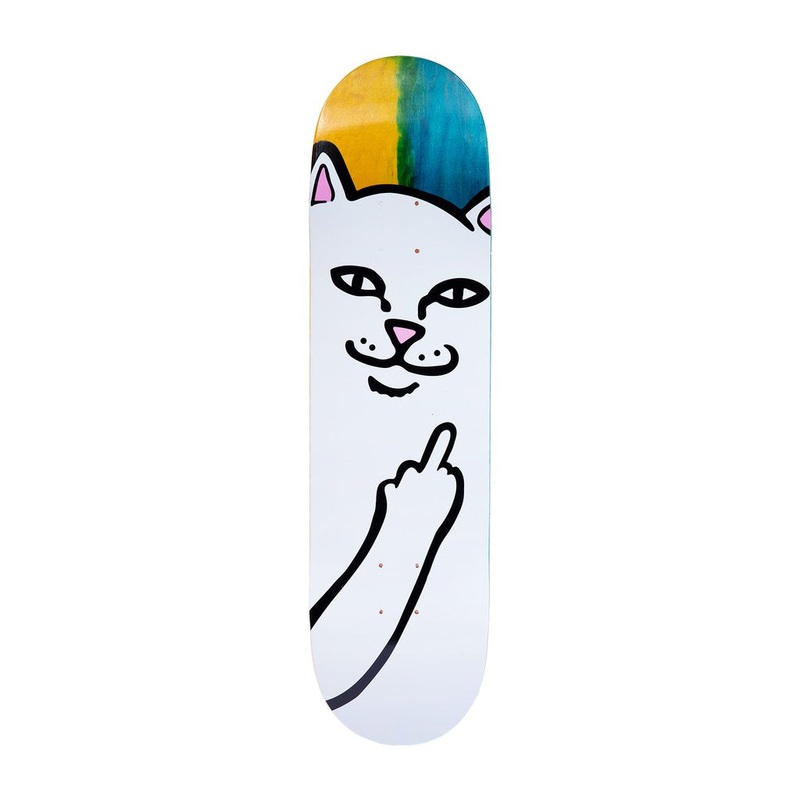 RIPNDIP Lord Nermal Skateboard Deck Blue/Yellow – 8.25″