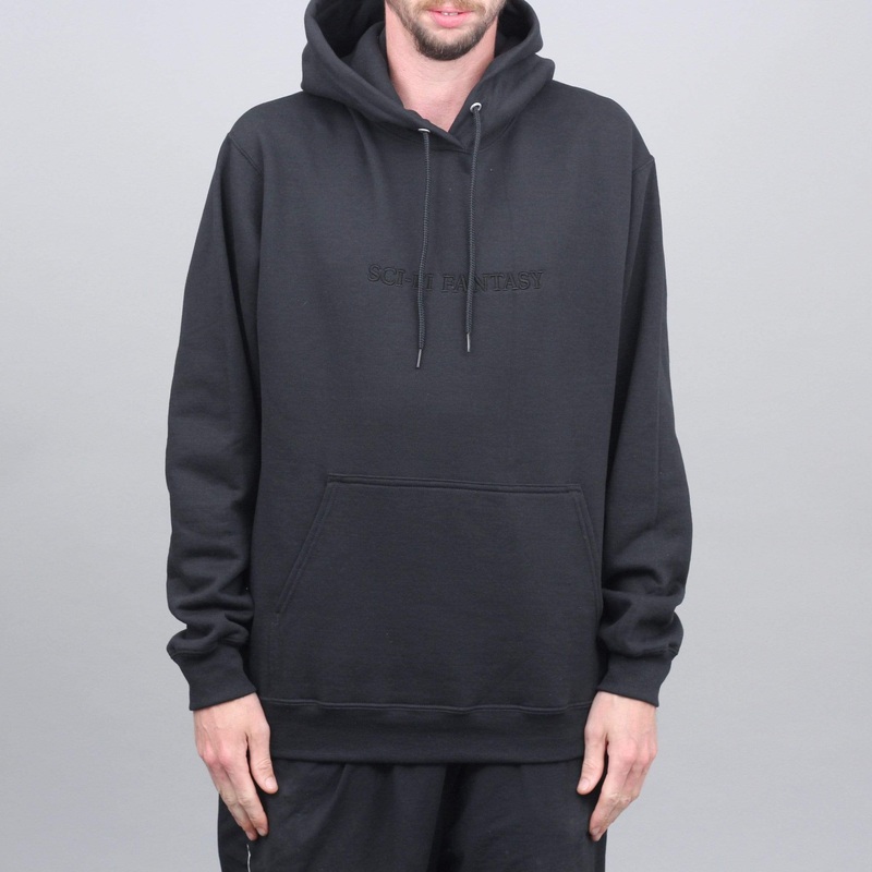 Sci-Fi Fantasy Logo Hood Black / Black Small
