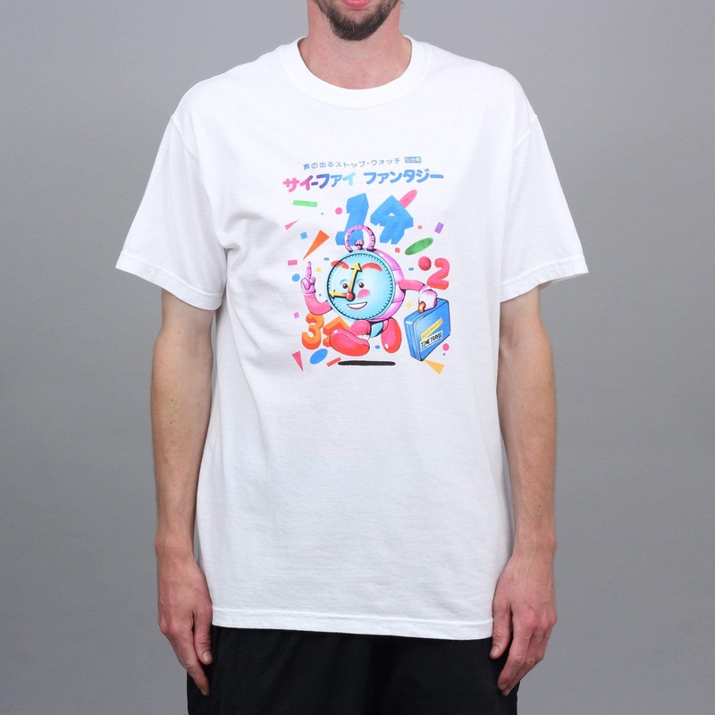 Sci-Fi Fantasy Time Travel T-Shirt White Small