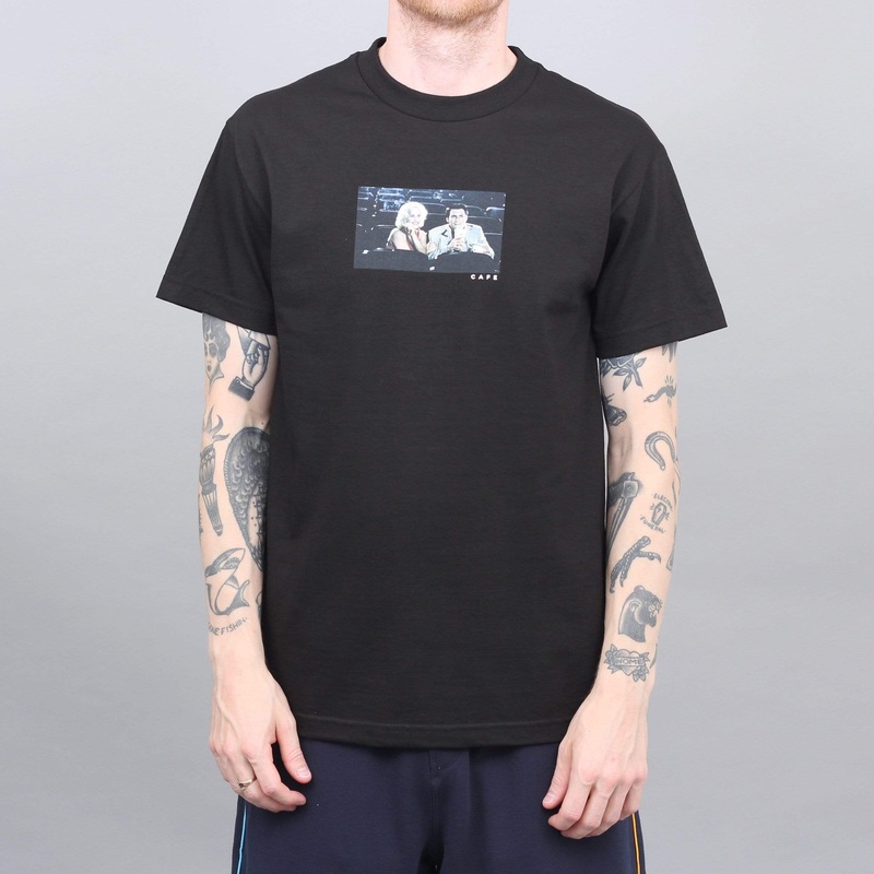 Skateboard Cafe Cinema T-Shirt Black Small