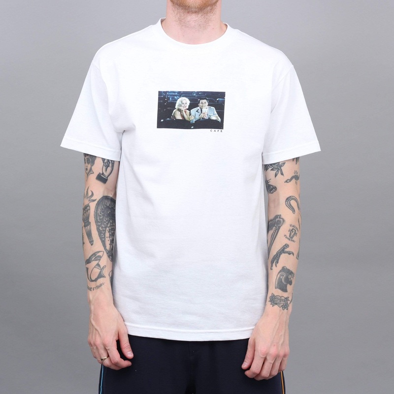 Skateboard Cafe Cinema T-Shirt White Small
